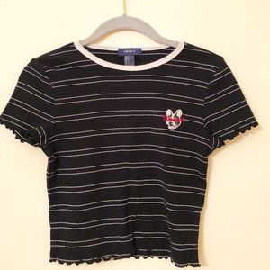 Untamed f21 stripped shirt ft a French bulldog 💗